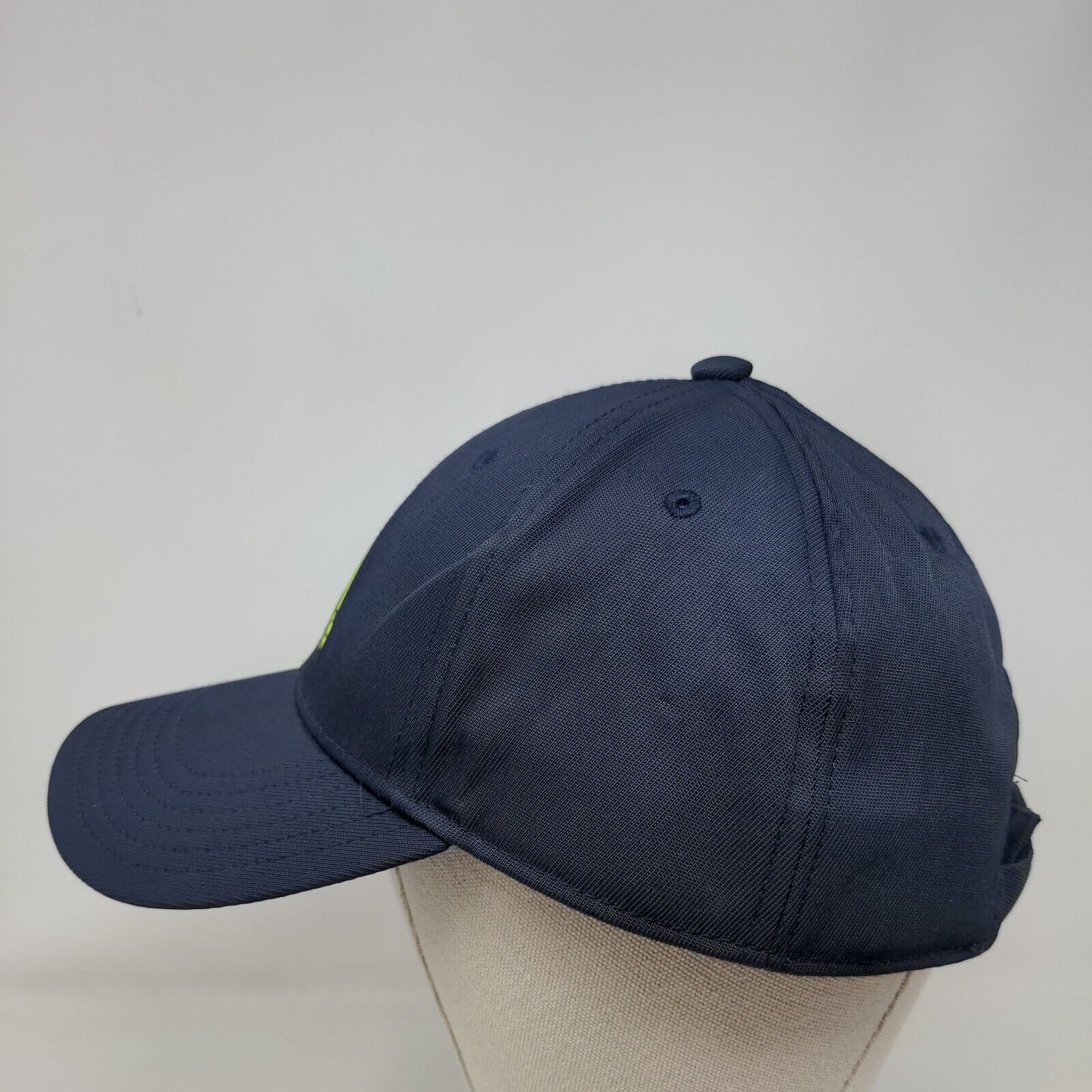 Adidas Strapback Hat Blue One Size Adjustable Vented Holes 6 Panel