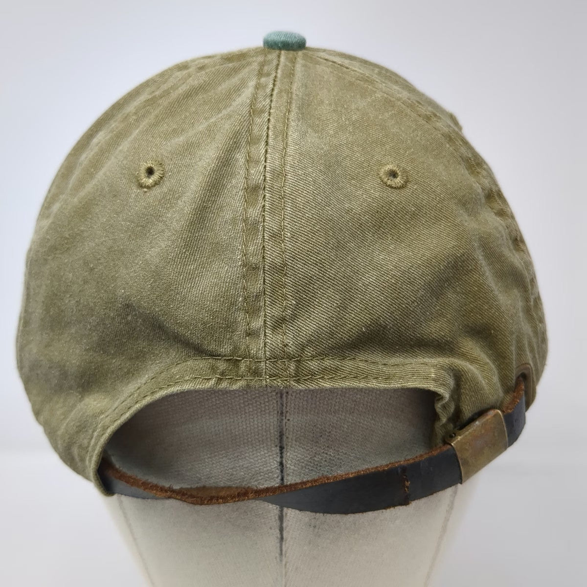 Legacy Baseball Cap Green One Size Yawgoog 2014 Boy Scout Camp Leather Strap Hat
