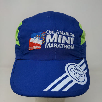 One America Indy 500 Festival Mini Marathon Hat Blue Embroidered Logo