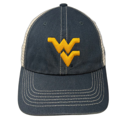 Top of the World West Virginia Mountaineers NCAA Trucker Hat Blue One Size Mesh