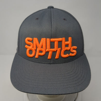 Smith Optics Fitted Hat Gray 7 1/4-7 5/8 Embroidered 210 Fitted Flexfit