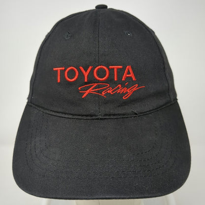 Toyota Racing Baseball Cap Black One Size Adjustable Strapback Embroidered Hat