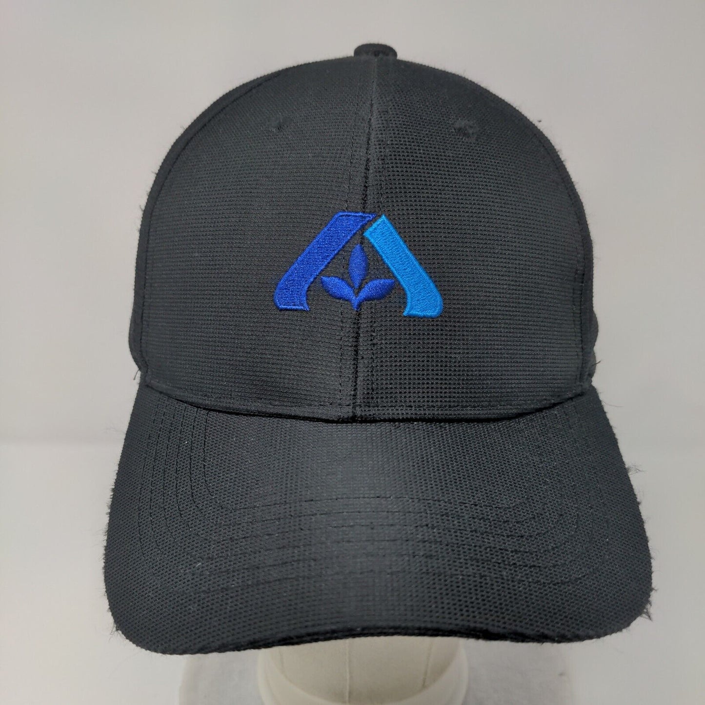 Image Solutions Strapback Hat Black One Size Adjustable Embroidered