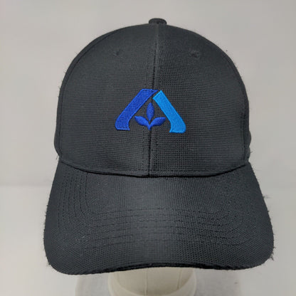 Image Solutions Strapback Hat Black One Size Adjustable Embroidered