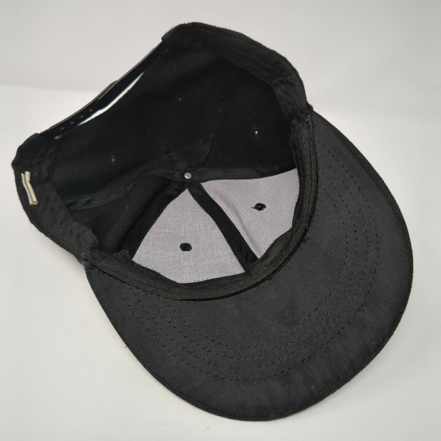 Skeleton Hand Rock On Snapback Hat Black One Size Adjustable 6 Panel