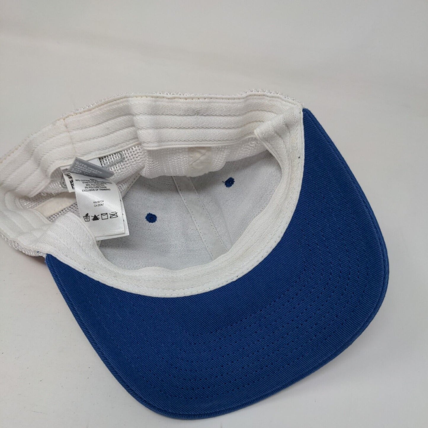 Columbia PFG Fitted Mesh Back Trucker Hat Blue L/XL Colorblock