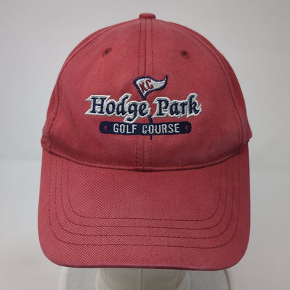 Hodge Park Golf Course Slideback Hat Red One Size American Dry Goods