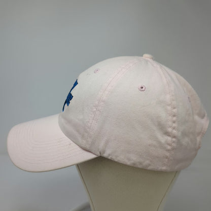 Fahrenheit Baseball Cap Pink One Size Ursuline Embroidered Logo Slideback hat