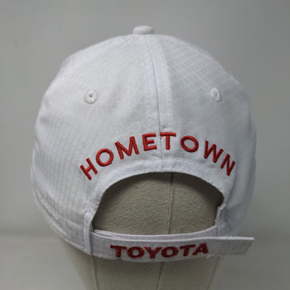 Toyota Hometown Strapback Hat White One Size Adjustable Embroidered Atlanta Cap