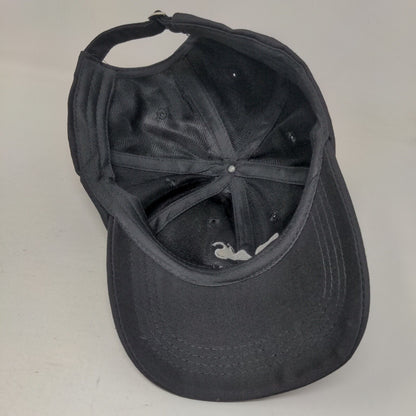 God's Plan Slideback Hat Black One Size Adjustable Embroidered Vented Holes
