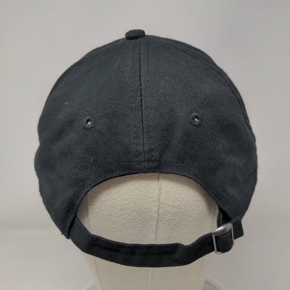 Smiley Face Tongue Emoji Slideback Hat Black One Size Embroidered