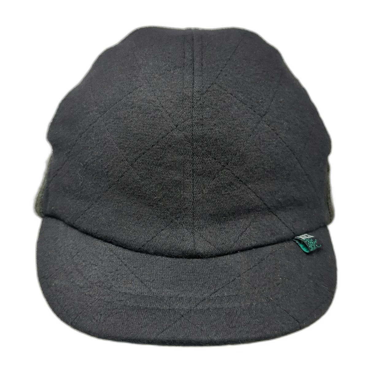 REI Baseball Cap Black L Quilted Knit Earband Cotton Rayon Lining Winter Hat