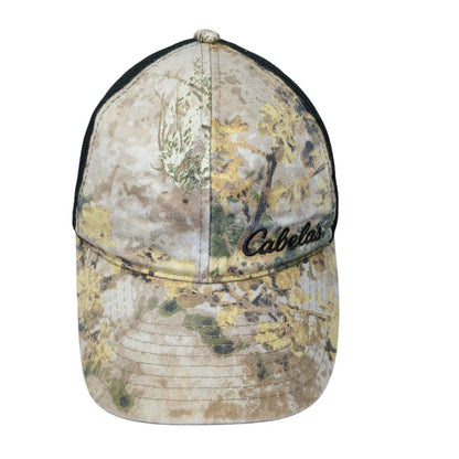 Cabela's Snapback Mesh Back Trucker Hat Camo One Size Hunting Outdoor