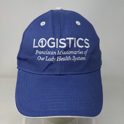 Logistics Strapback Hat Blue OSFA Embroidered Adjustable Hit Wear