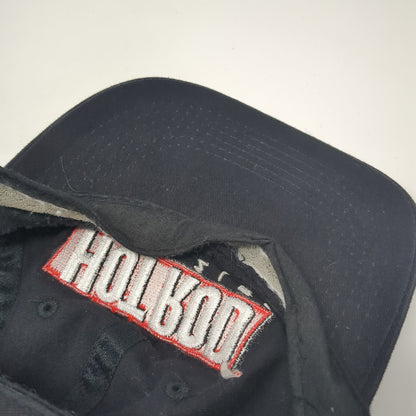 Hot Rod Magazine Strapback Hat Black One Size Adjustable Embroidered
