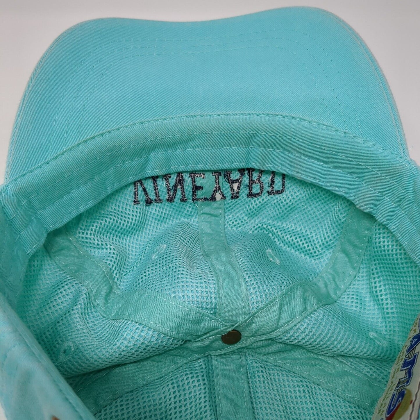 Vineyard Slideback Hat Blue One Size Adjustable Embroidered 6 Panel Adams