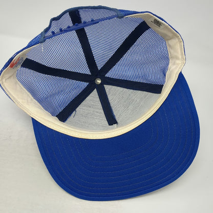 Pacesetter Commodore Blue XL Trucker Hat Scrambled Eggs Mesh Snapback Patch Logo