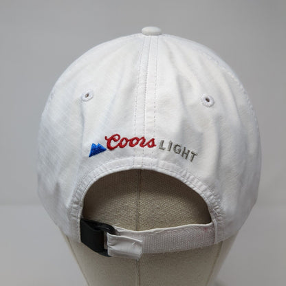 Made To Chill Coors Light Strapback Hat White One Size Adjustable Embroidered