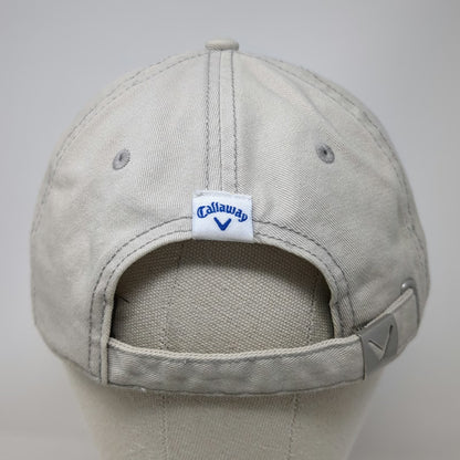 Callaway Baseball Cap Beige One Size Slideback Green Undervisor Blue Logo hat