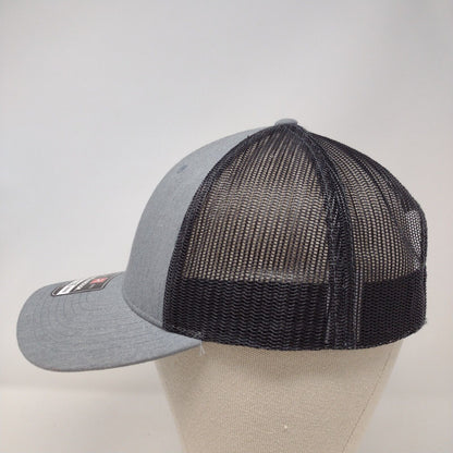 Idaho Wine Snapback Mesh Back Trucker Hat Gray M/L Embroidered