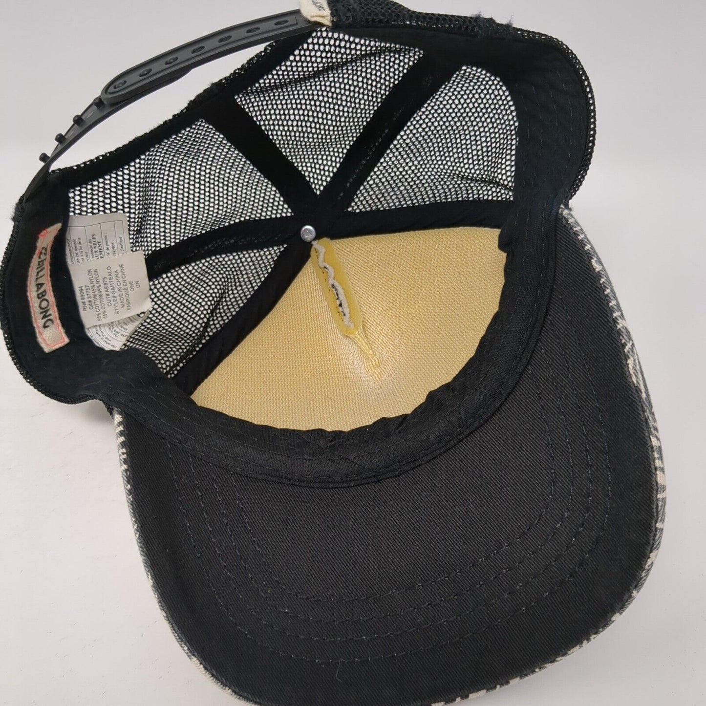 Billabong Snapback Mesh Back Trucker Hat Multi One Size Geo Tribal