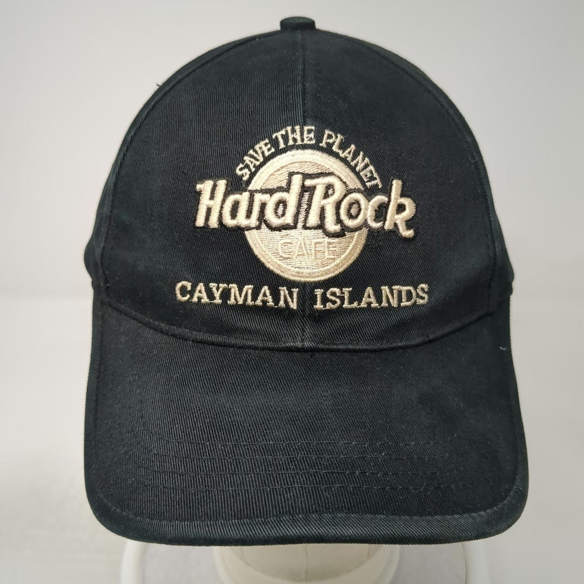 Hard Rock Cafe Baseball Cap Black One Size Cayman Islands Save The Planet Hat