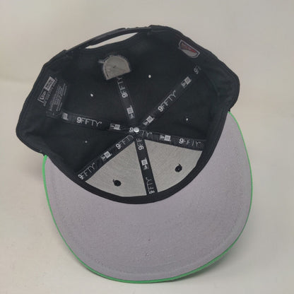 New Era Men's Snapback Hat Black OSFM Embroidered MLS Austin FC Logo 9Fifty