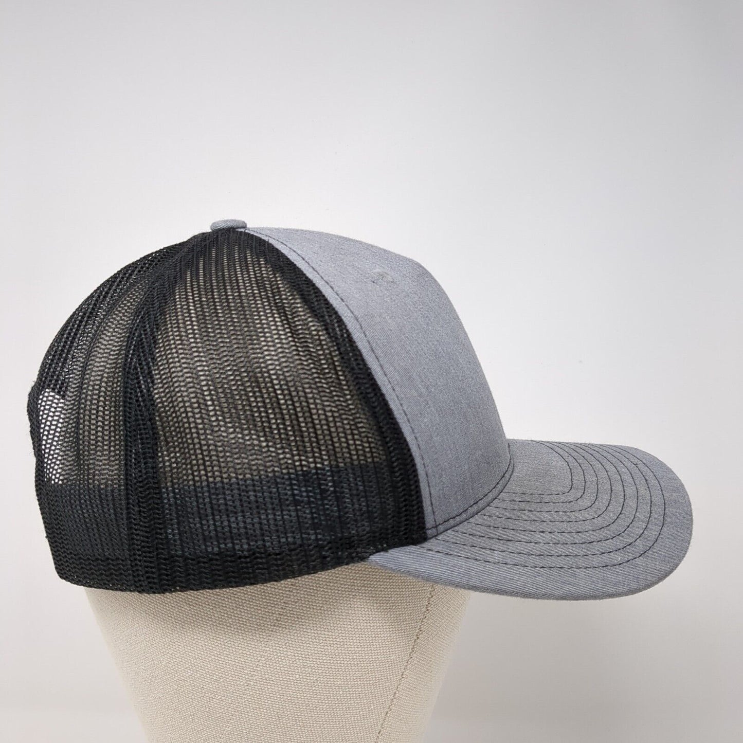 Clearwater Snapback Trucker Hat Gray One Size Mesh Back Richardson