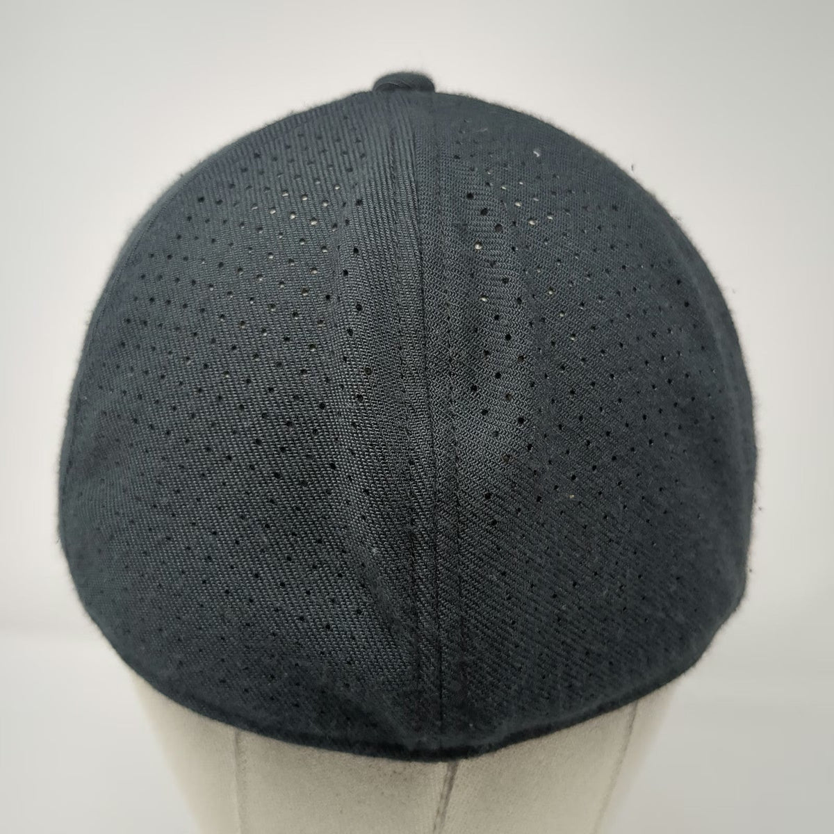 Nike Football Gray Baseball Cap L Orange Dri-FIT Perforated Mesh Flat Brim Hat