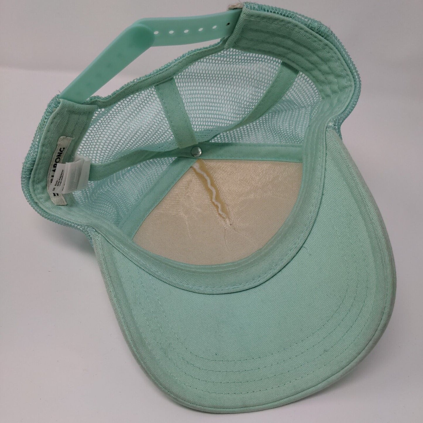 California Love Snapback Trucker Hat Greenish-Blue One Size Mesh Back Billabong