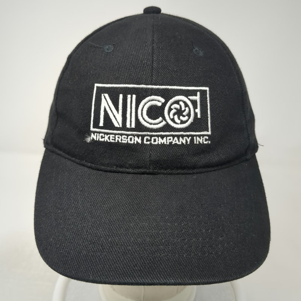 OTTO Baseball Cap Black OSFM Nickerson Company Inc Pump Service Industrial Hat