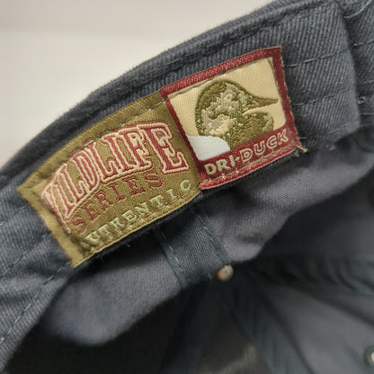 Dri Duck Simplot Baseball Cap Gray One Size Embroidered Grizzly Bear Hat Cotton