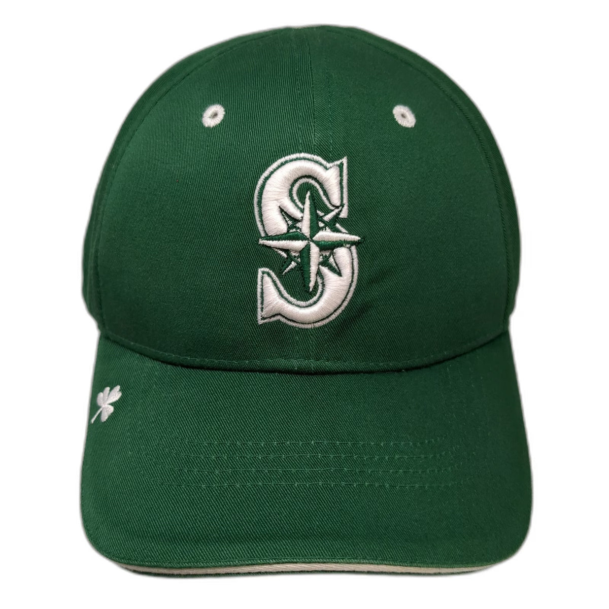 Seattle Mariners MLB New Era Baseball Cap Green One Size Shamrock Strapback Hat