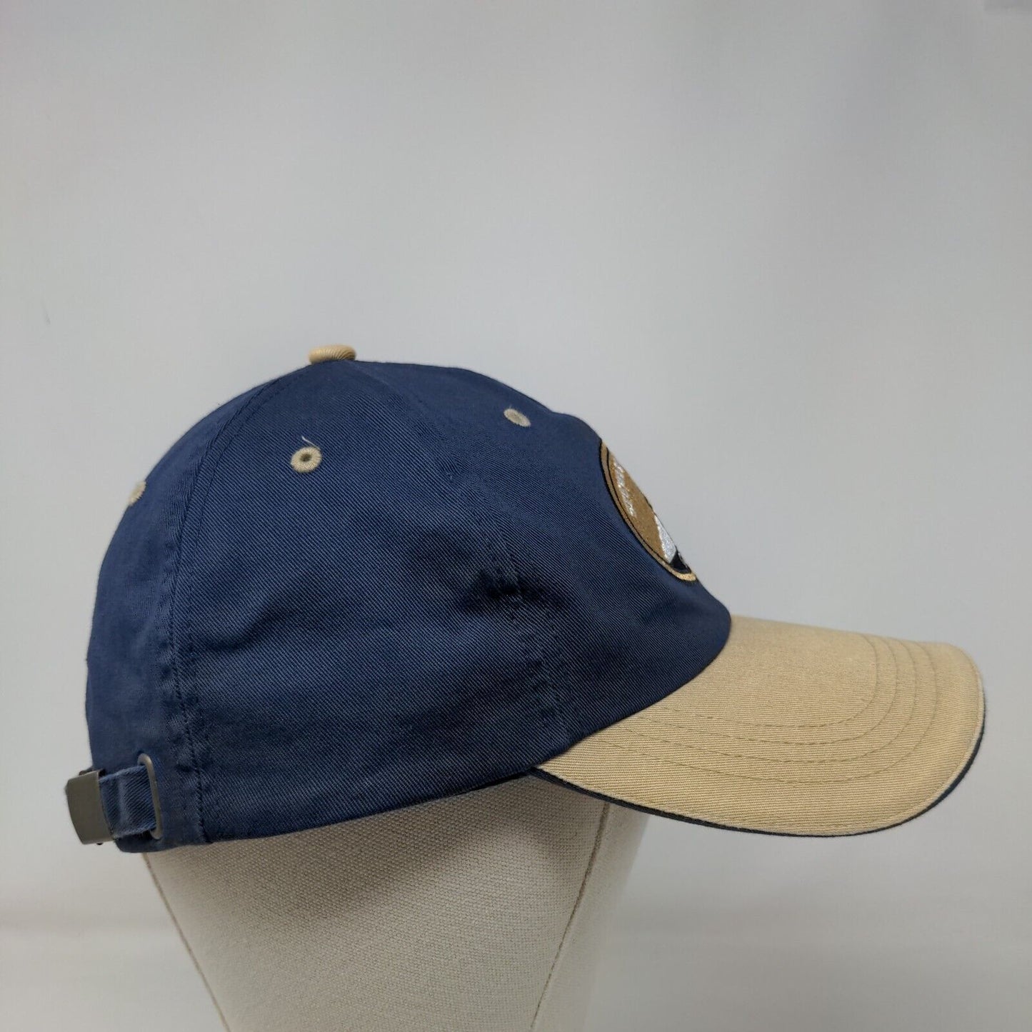 Stewart & Stewart Golf Slideback Hat Blue One Size Embroidered 6 Panel