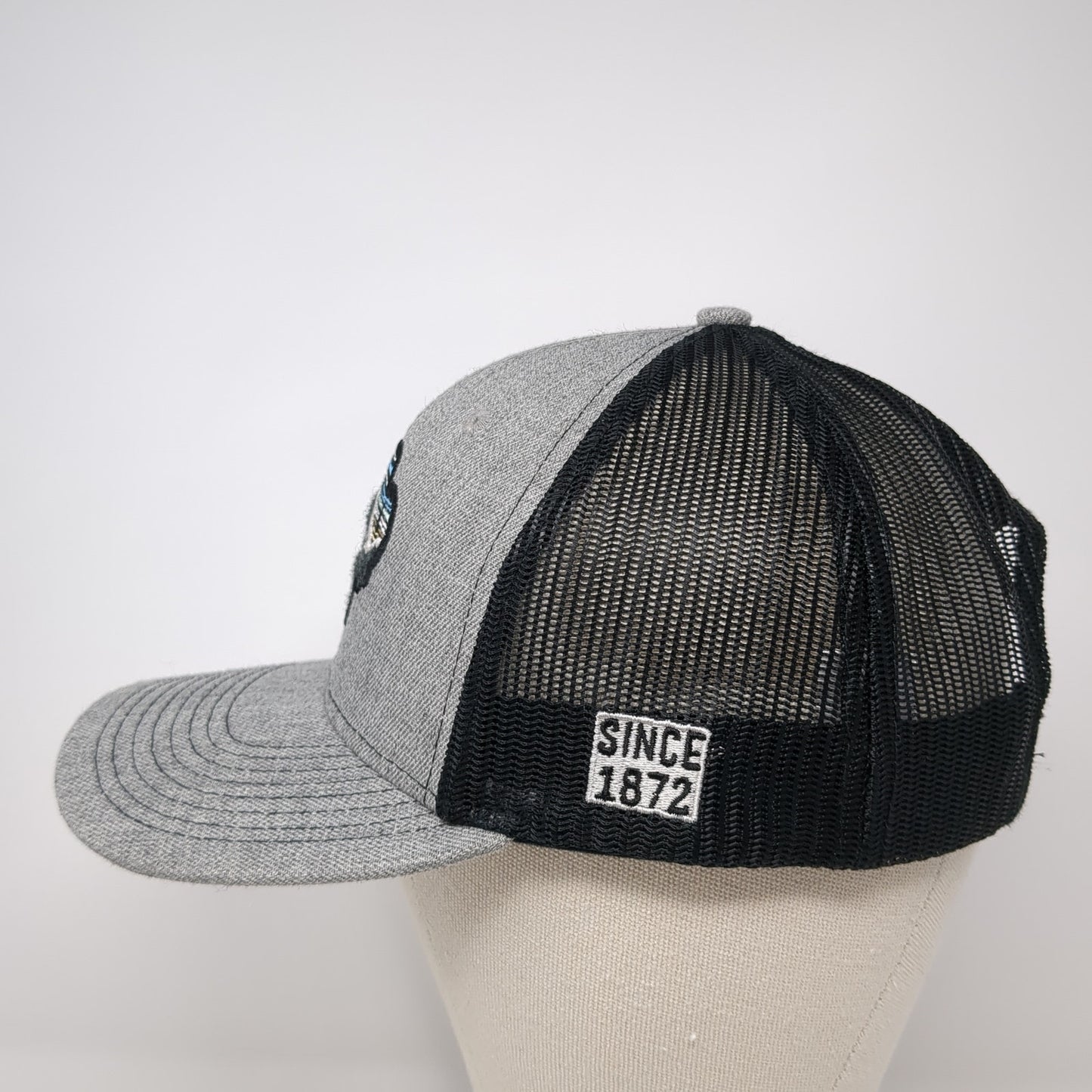 Yellowstone Snapback Mesh Back Trucker Hat Gray One Size Ouray Outdoor