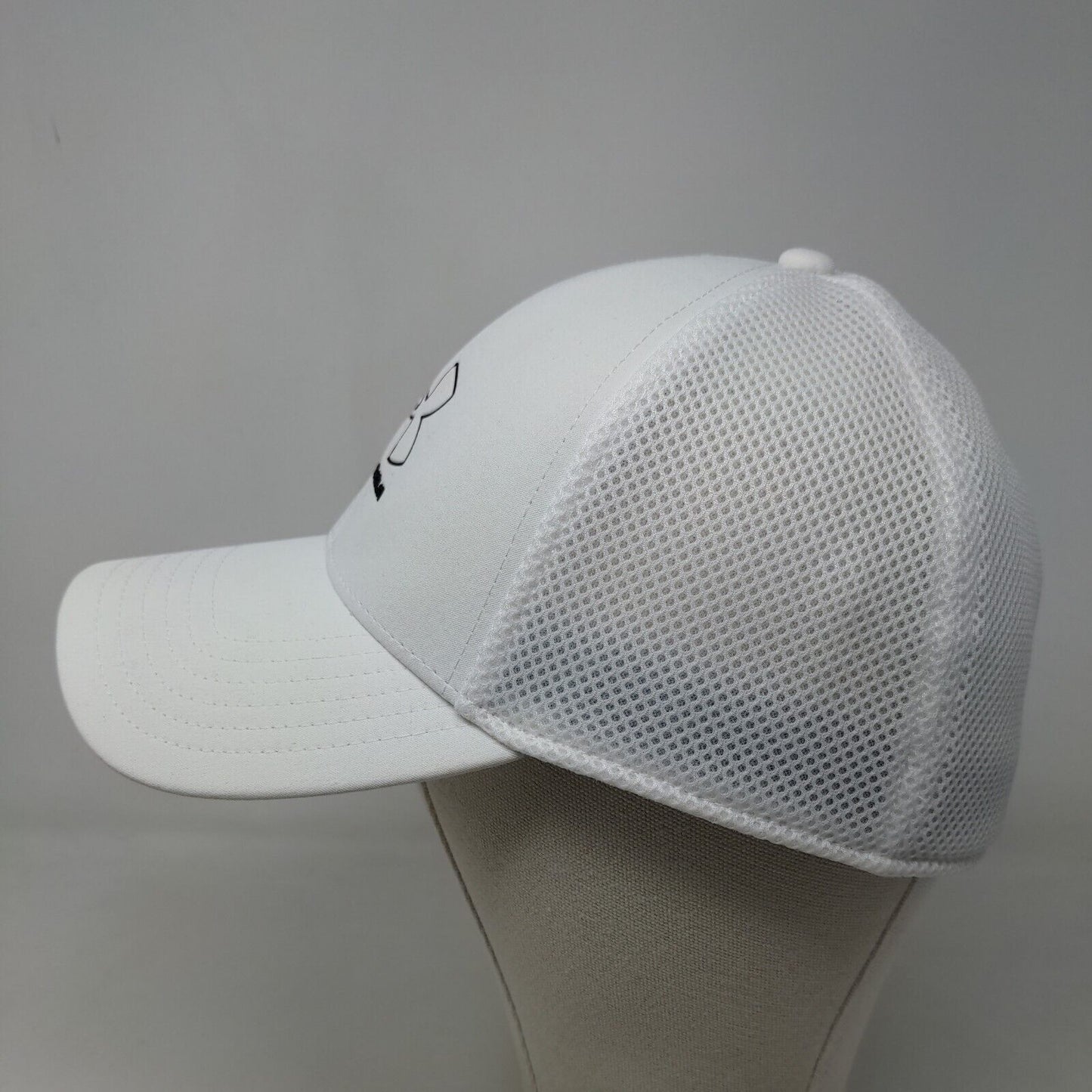 Under Armour Men's Fitted Iso Chill Hat White Size L/XL Logo