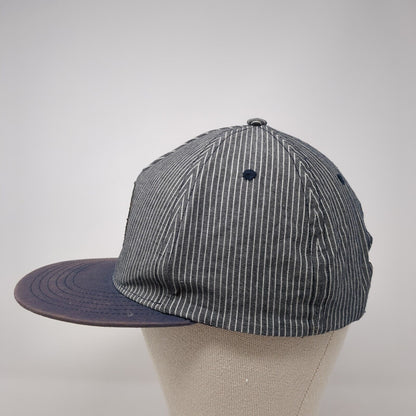 Unbranded Snapback Hat Multi OSFA Pinstripe Anchor Palm Tree Patch