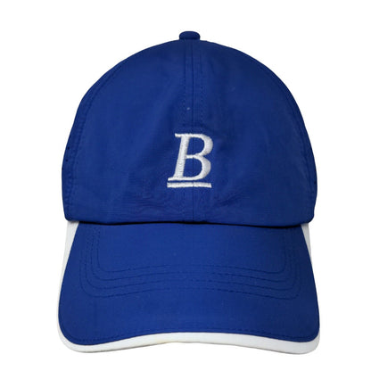 Underlined B Strapback Hat Blue One Size Embroidered Nike Golf 6 Panel