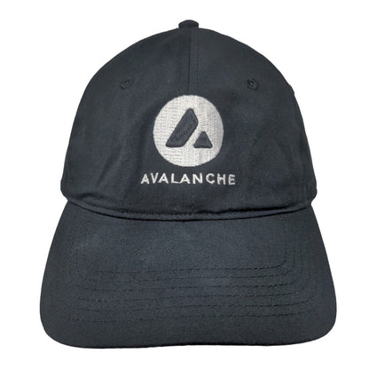 Avalanche Slideback Hat Black OSFA Embroidered Adjustable AS Colour