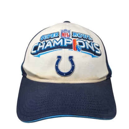 Reebok Men's Strapback Hat Multicolor Indianapolis Colts Super Bowl XLI Logo