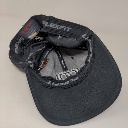 Flexfit Men's Fitted Hat Black Size L/XL Embroidered Travis Matthew Logo