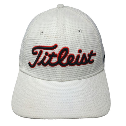 New Era Baseball Cap White XL Titleist Pro V1 FJ Golf Waffle Stretch Fit Hat