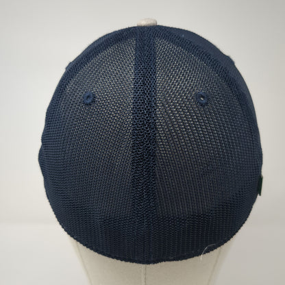 Idaho Leather Patch Fitted Mesh Back Trucker Hat Multi Medium Legacy