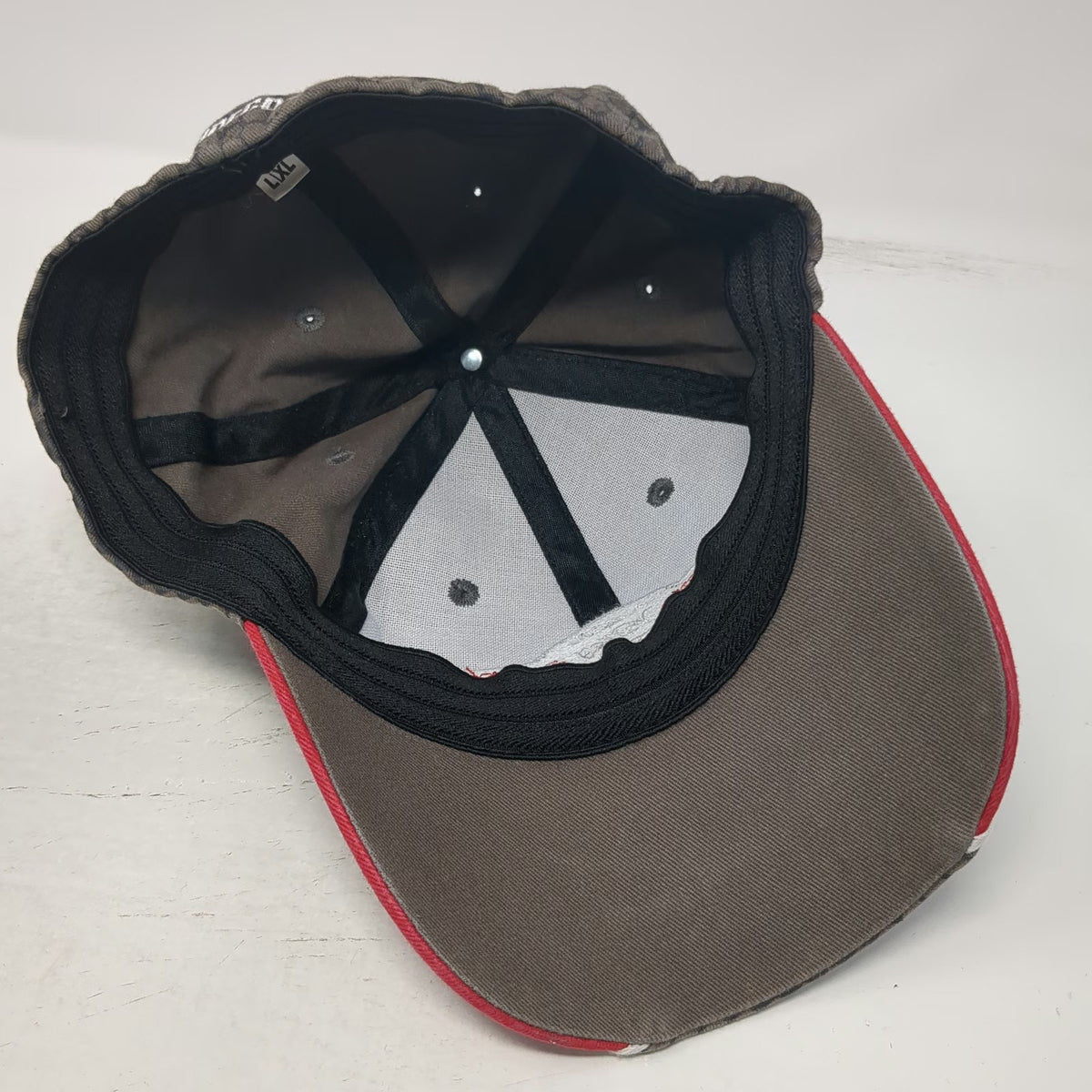 Valley Wide Coop Country Store Brown XL Baseball Cap Hat Honeycomb Stretch Fit