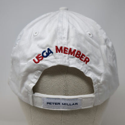 Peter Millar Baseball Cap White One Size 126th US Open Shinnecock Hills USGA Hat
