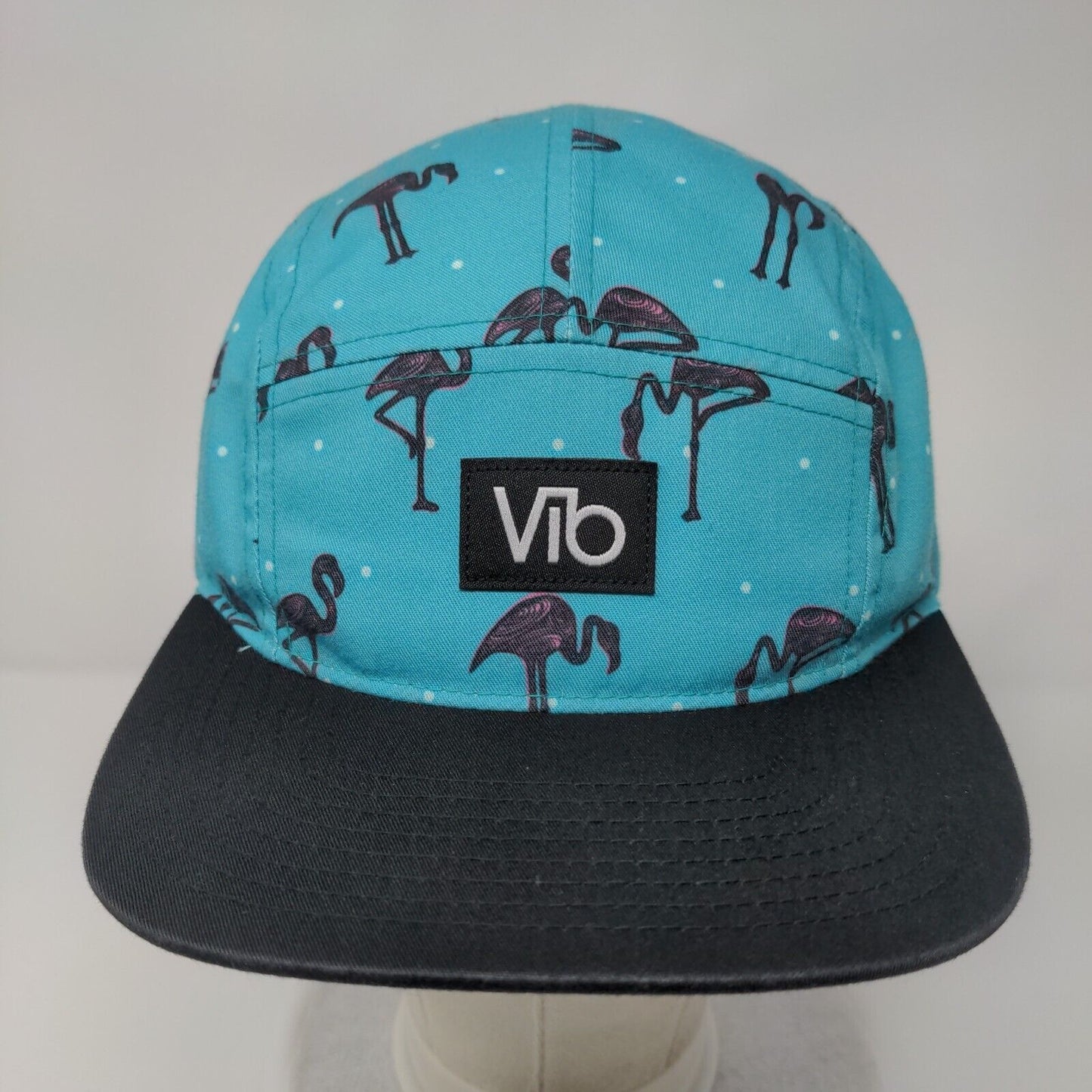 Vib Flamingo Strapback 5 Panel Hat Multicolor One Size Adjustable