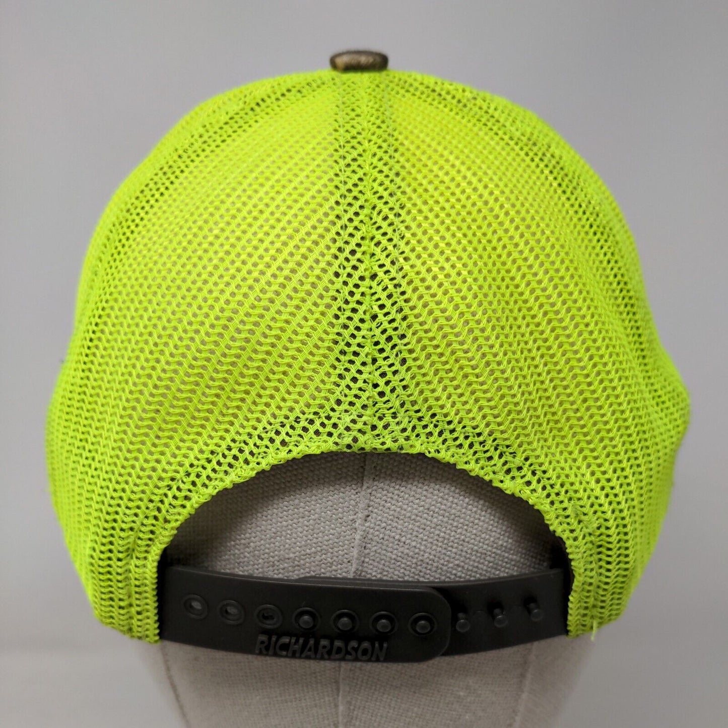 MBS Manning Building Supplies Snapback Mesh Back Trucker Hat Camo One Size