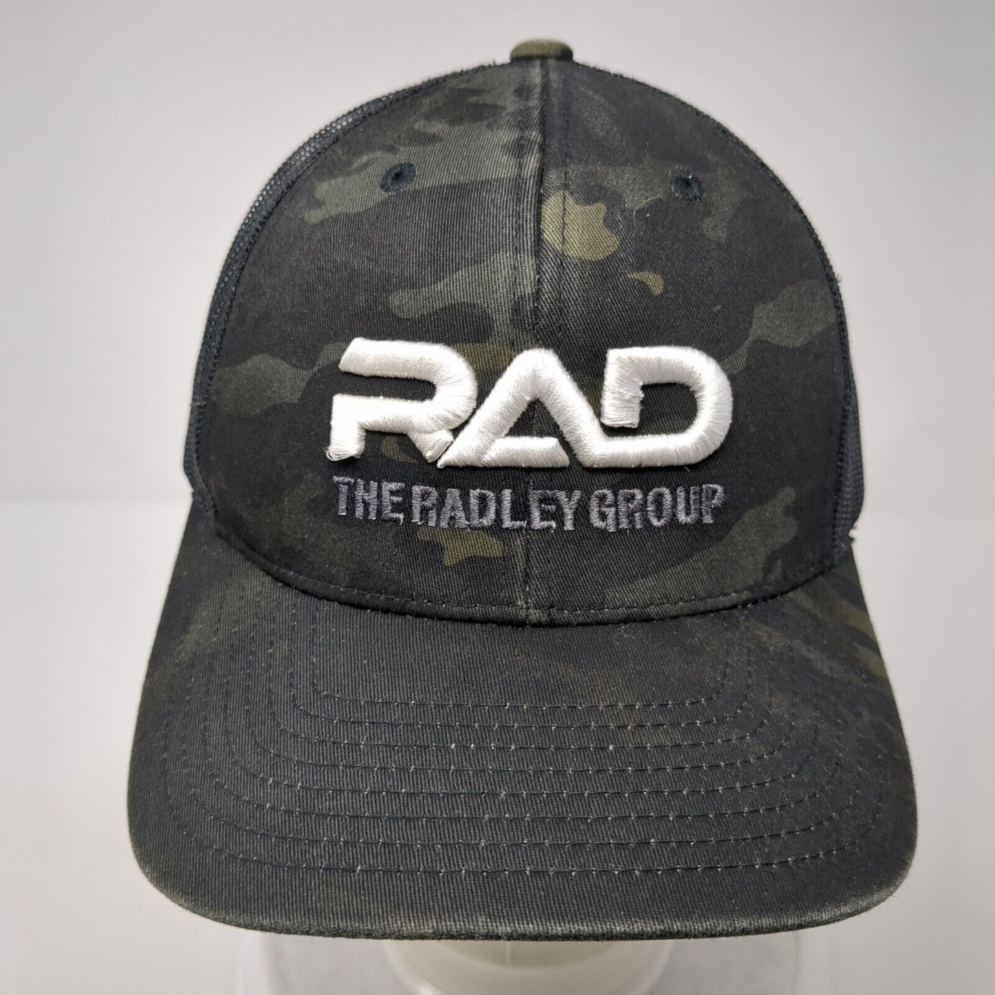 RAD The Radley Group Snapback Trucker Hat Camo One Size Mesh Back