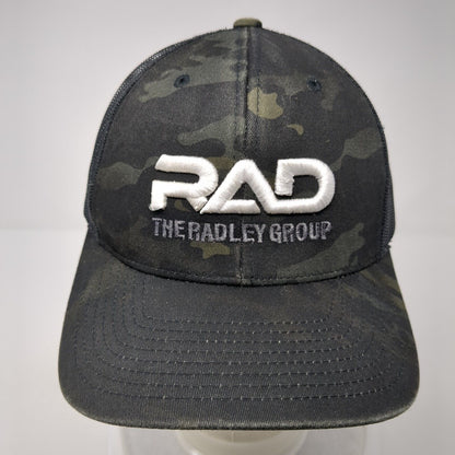 RAD The Radley Group Snapback Trucker Hat Camo One Size Mesh Back