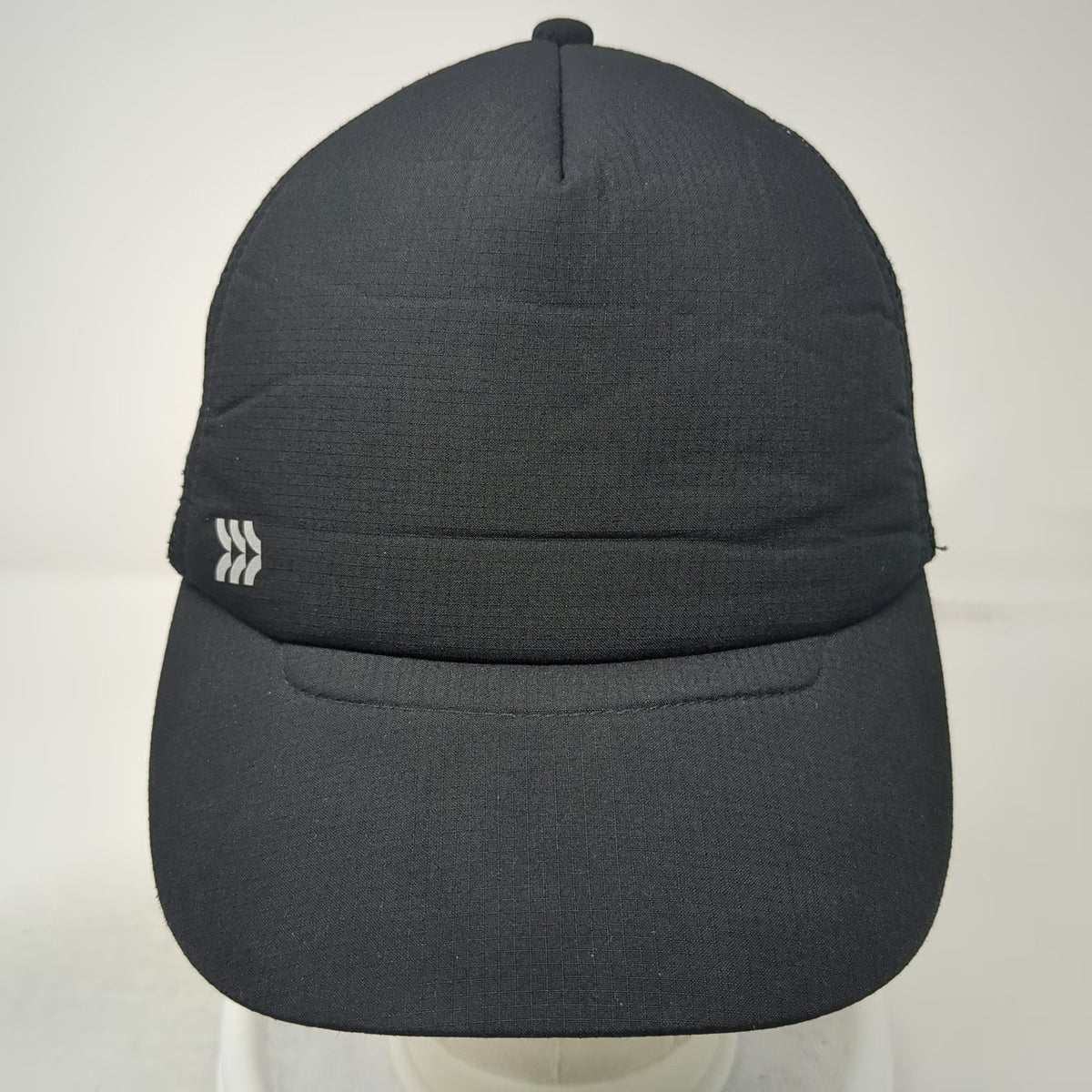 All In Motion Baseball Cap Black One Size Mesh Back Reflective Adjustable Hat
